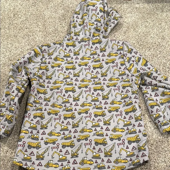 George Hats Kids' Gray Jacket with construction print - Picture 4 of 4